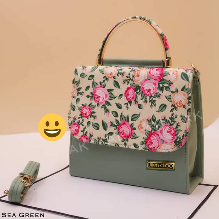 Blossom Elegance: Floral Print Flap Sling Bag